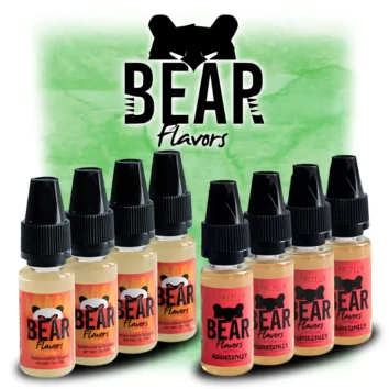 Bear Flavors 10ml E-Liquid - Pack of 4.