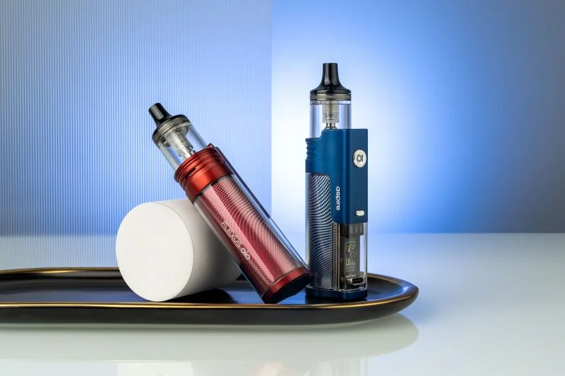 Asire Flexus AIO Pod Kits in red and blue