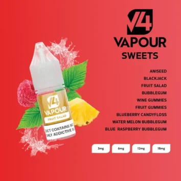 V4 Vapour 10ml eLiquid Sweets