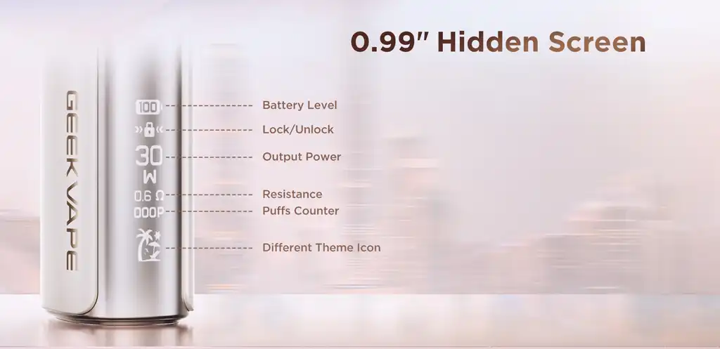 Geekvape Soul 2 Pod Vape Kit Hidden Screen