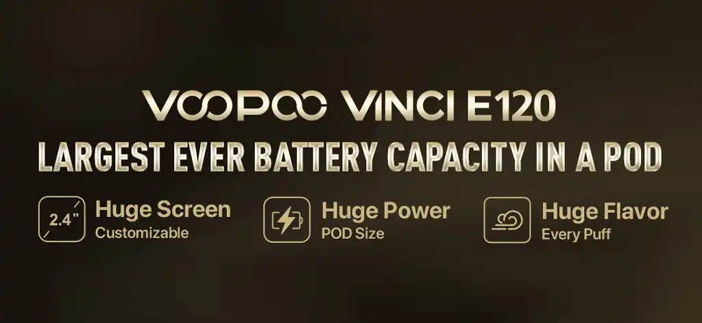 Voopoo Vinci E120 Battery Capacity