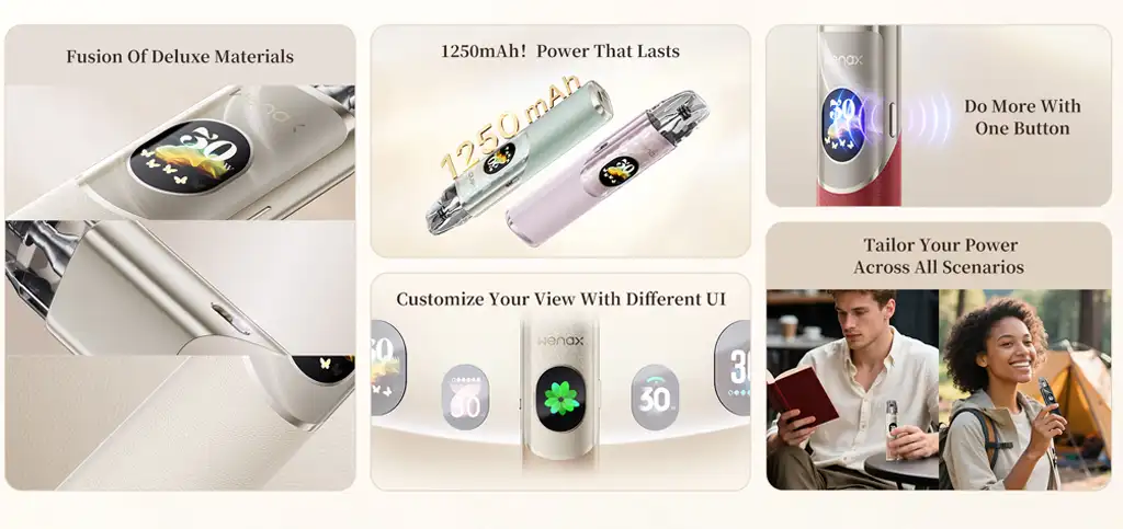 Geekvape Wenax Q2 Pod Kit General Specifications