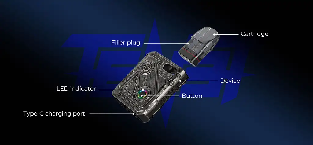 Uwell Caliburn GK3 Tenet Pod Kit Unit Specs