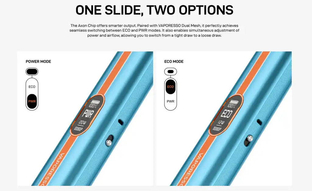 Vaporesso Vibe Vape Pod Kit Specs One Slide