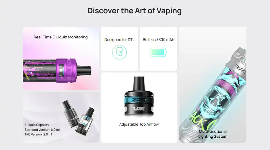 Aspire Magnum Vape Kit Discover the Art Of Vaping