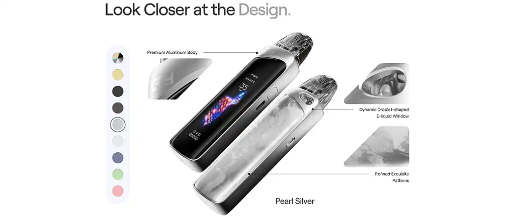 Uwell Caliburn G4 Pro Touch Screen Look At The Design