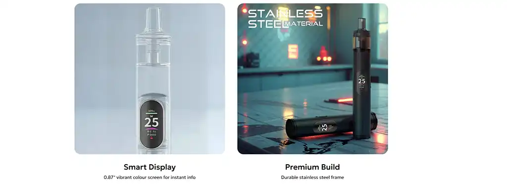 Innokin Plexus Go Smart display specifications