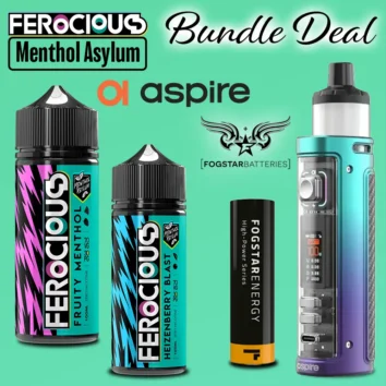 Ferocious Menthol Asylum Aspire Veynom Bundle Deal