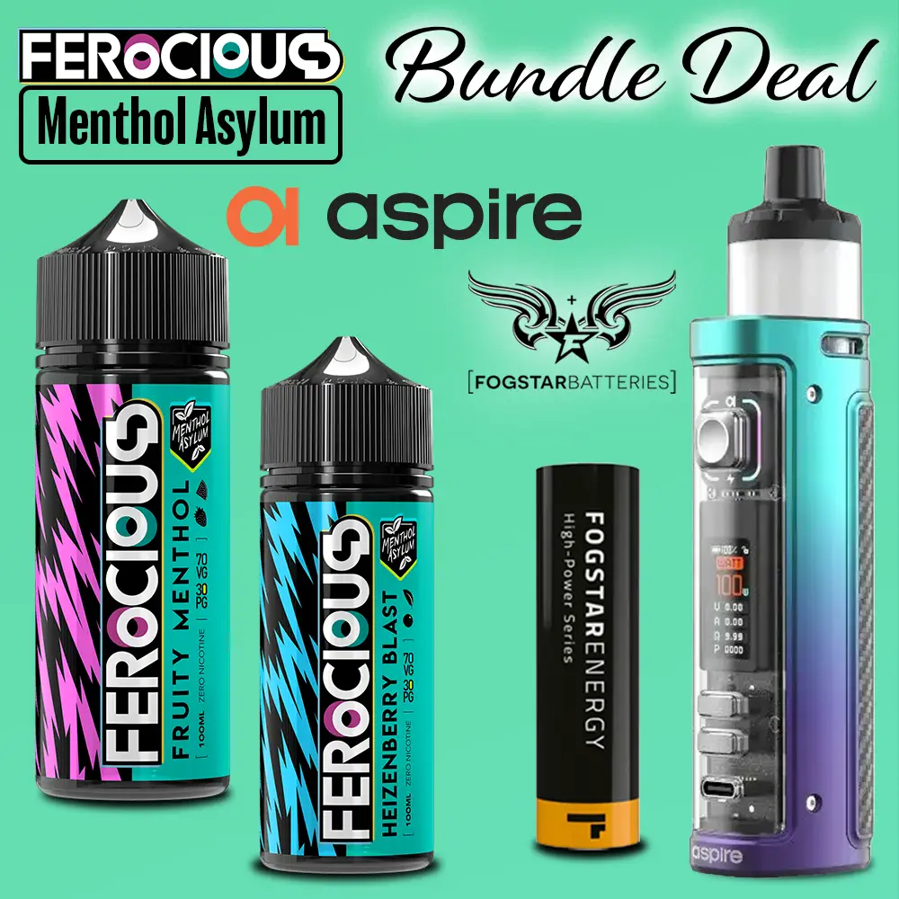 Ferocious Menthol Asylum Aspire Veynom Bundle Deal