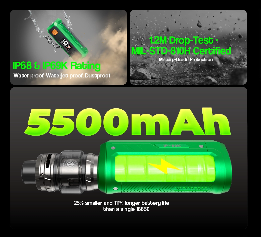 Vaporesso Armour Ultra Specifications
