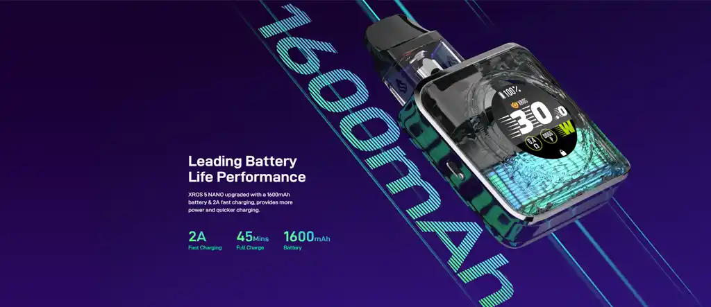 Vaporesso Xros 5 Nano Pod Kit Battery