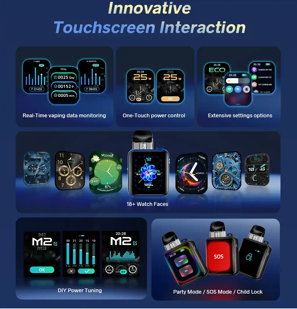 Voopoo Argus P 3 Toch Screen