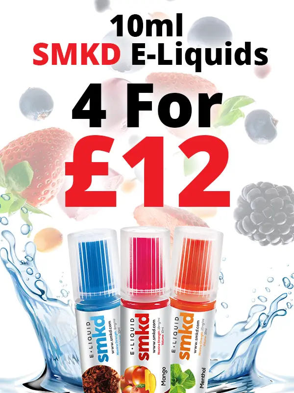 SMKD E-liquids 4 For £12