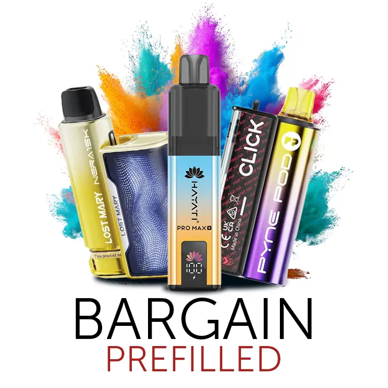 Reduced Price Prefilled Vapes
