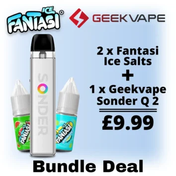 Sonder Q 2 And Fantasi Ice Nic Salts Bundle Deal