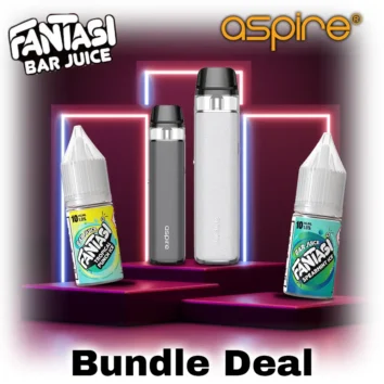 Aspire Loomix Pod Style Vape Kit And 2 Fantasi Bar Juice Nic Salts Bundle Deal