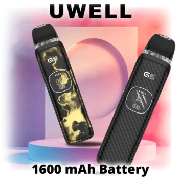 Uwell Caliburn G5 Pod Kit with 1600 milliamp hour battery