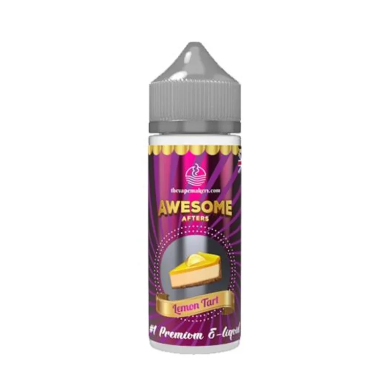 Awesome Afters 100ml Vape Juice In Lemon Tart Flavour