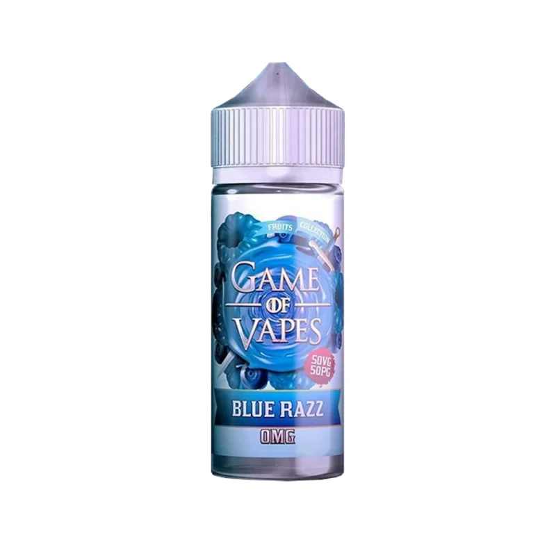 Game Of Vapes 100ml Vape Juice In Blue Razz Flavour
