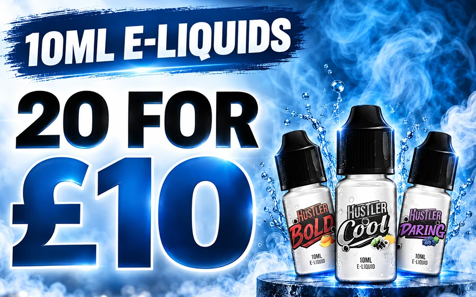 Vape Deals 10ml e-liquids deal 20 For £10